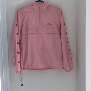 obey quarter zip wind breaker